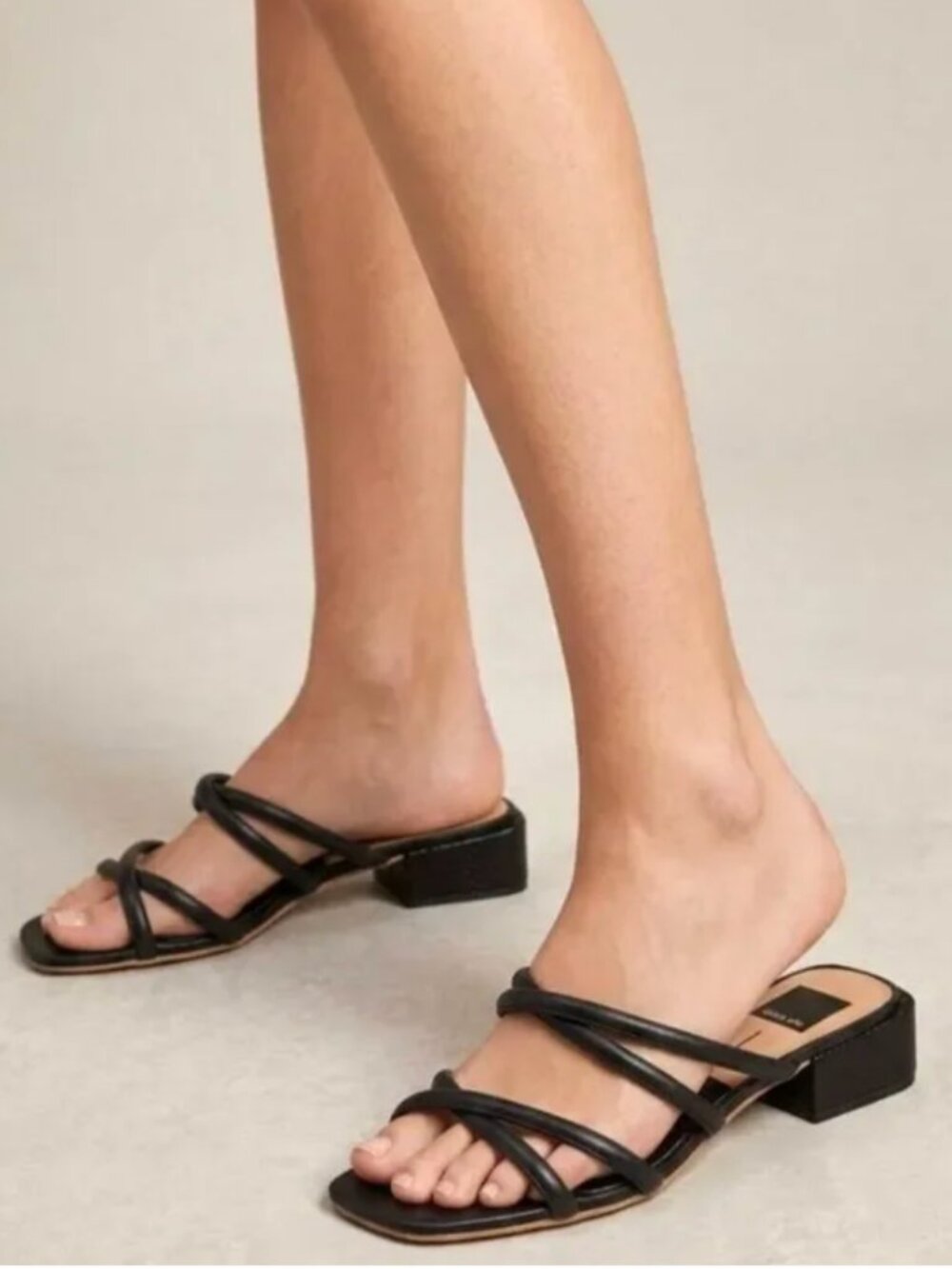 Dolce Vita Hapi Strappy Black Sandal